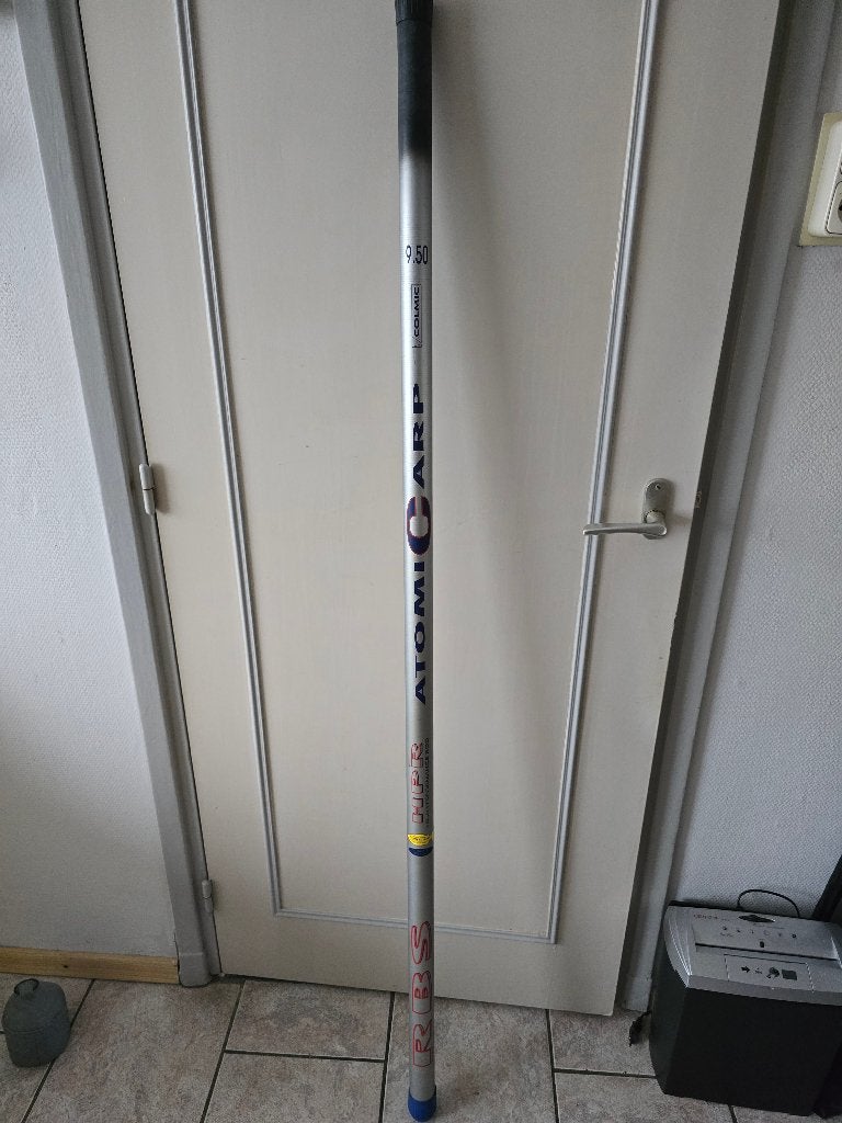 Colmic Atomic carp 9,5 mtr, Ophalen, Gebruikt, Vaste hengel