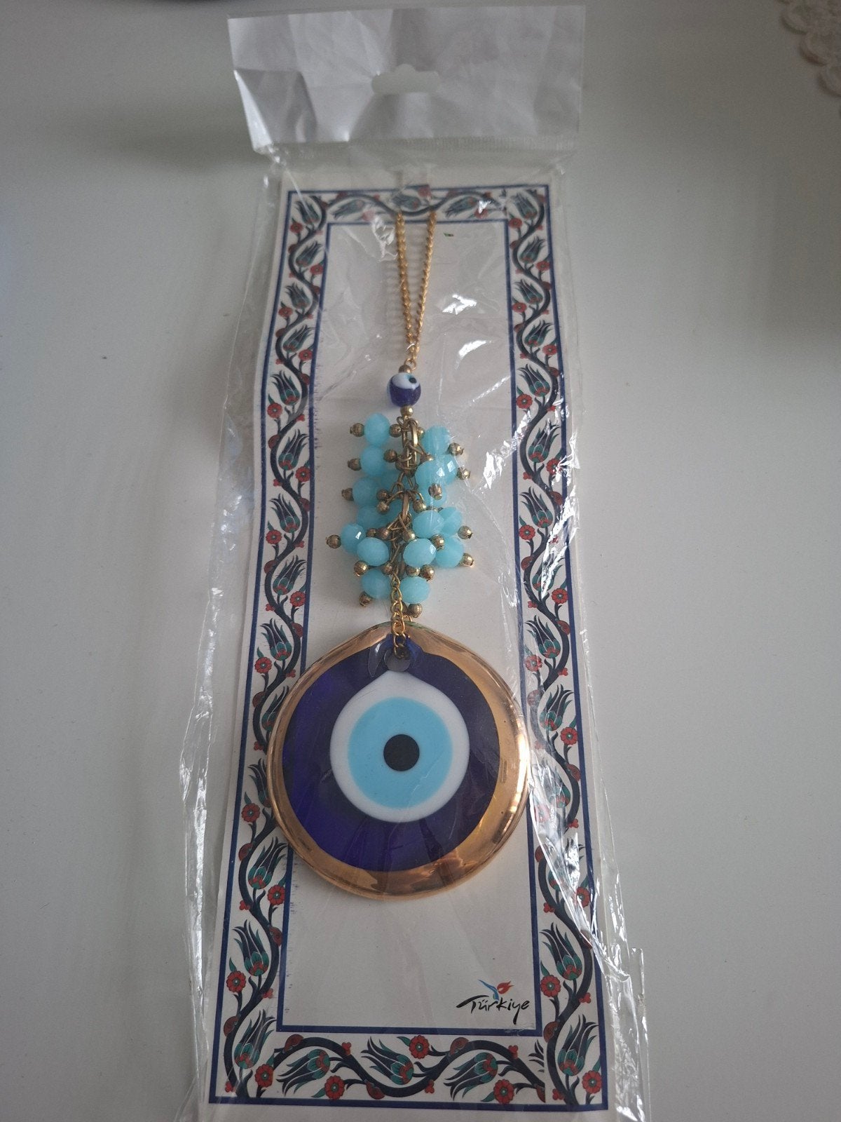 Turks Boze Oog Nazar Amulet - Bescherming & Decoratie, Ophalen, Blauw, Nieuw, Oosters