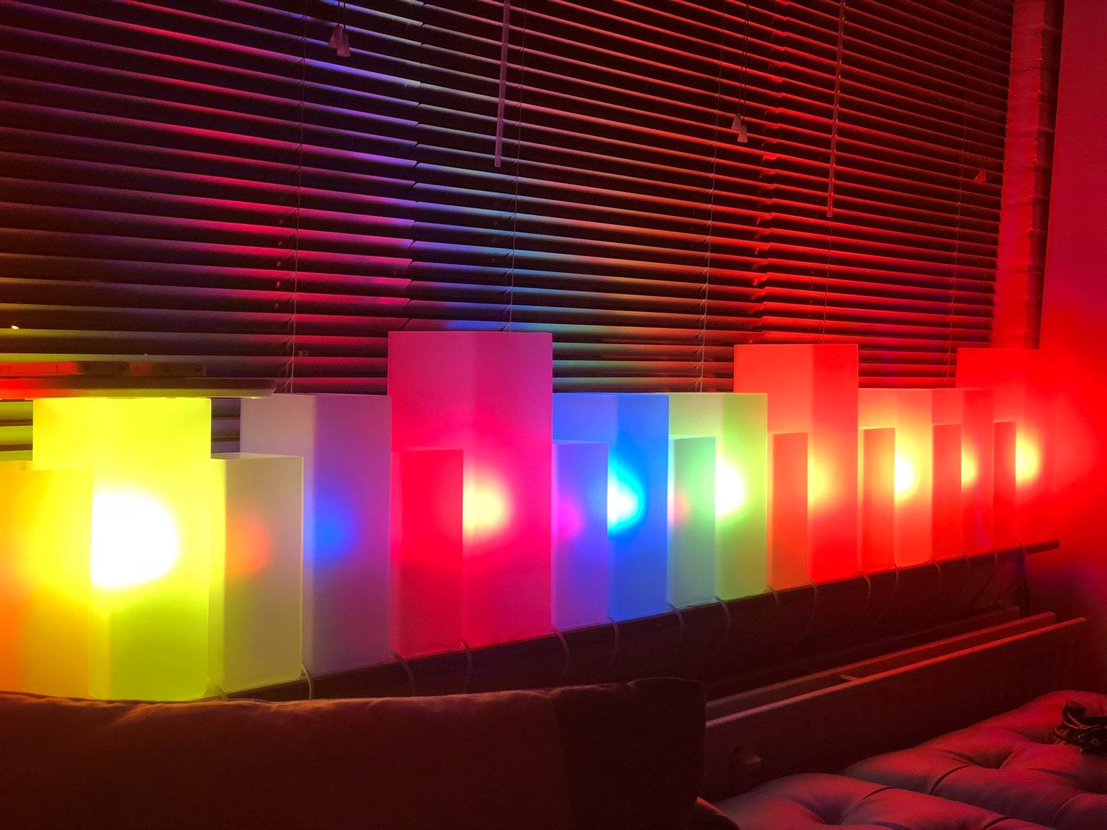 Grote collectie originele IKEA Grönö glazen tafellampen!, Ophalen, Gebruikt