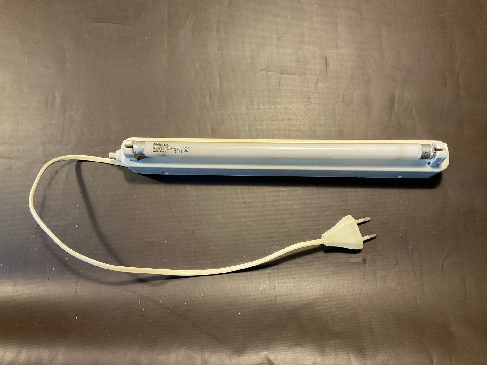 Philips Master TL 8W/827 TL-lamp met armatuur, Wit, Gebruikt, Kunststof, G13 (TL)