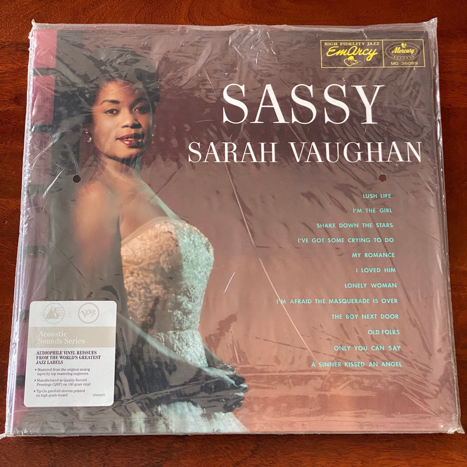 Sarah Vaughan - Sassy (Vinyl LP, Nieuw, Acoustic Sounds), LP, Geseald, Ophalen of Verzenden, 12 inch