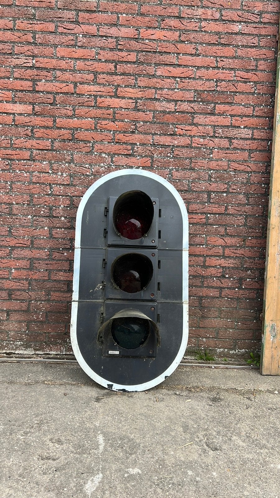 Origineel stoplicht, Ophalen, Gebruikt