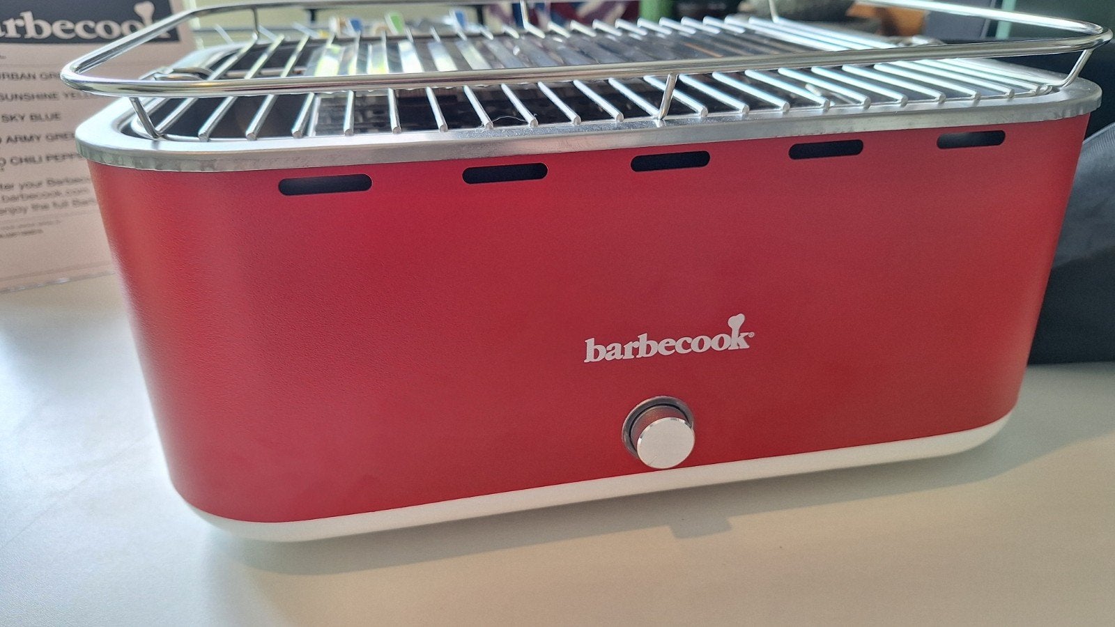 Barbecook Carlo (chilli Pepper) houtskool en ventilator BBQ, Ophalen, Zo goed als nieuw, Barbecook