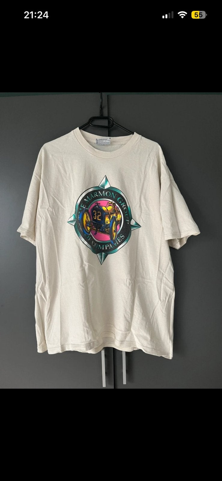 Vintage Lee shirt maat XL, Kleding | Heren, T-shirts, Ophalen of Verzenden, Zo goed als nieuw, Maat 56/58 (XL), Beige