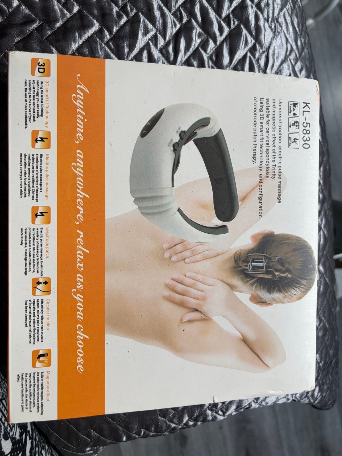 Nek Massager KL-5830 met Elektrische Puls en Magnetisch Effe, Sport en Fitness, Ophalen, Nieuw, Apparaat