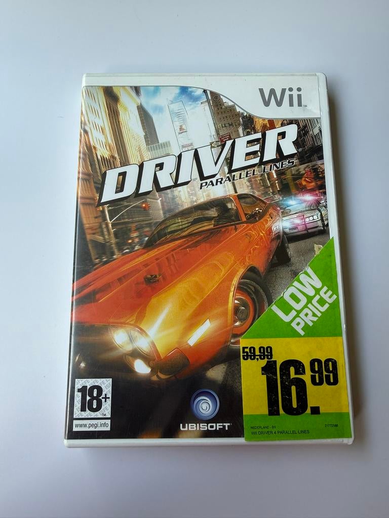 Driver Parallel Lines Wii 2007, 1 speler, Racen en Vliegen, Ophalen of Verzenden, Zo goed als nieuw
