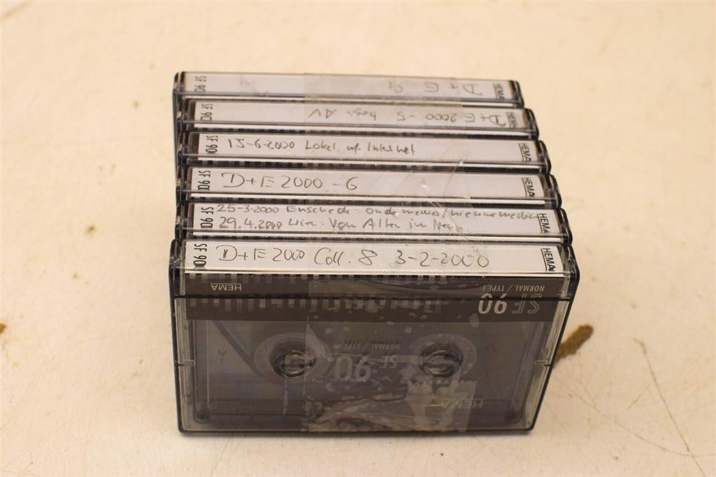 6 stuks Hema Cassettebandjes 45135, Ophalen of Verzenden, Gebruikt, Overige genres, 1 bandje