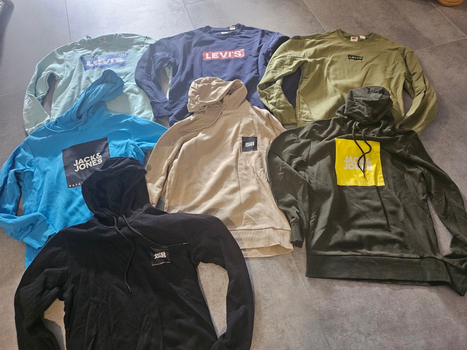 Set truien en hoodies Jack & Jones en Levis maat XS, Meerkleurig, Jack & Jones, Levis, Ophalen of Verzenden, Gedragen