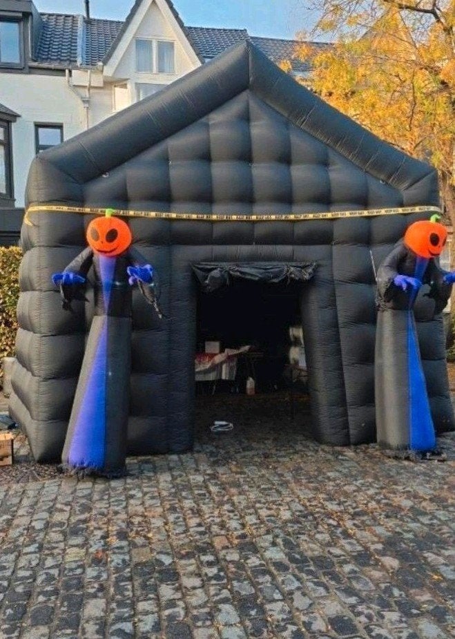 Opblaasbare partytent 5 bij 5 te koop, Tuin en Terras, Partytenten, Ophalen of Verzenden, Zo goed als nieuw, Minder dan 5 meter