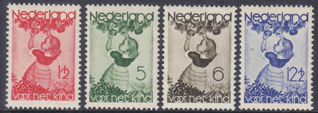 Nederland 279-282 Kinderzegels Postfris (01), Verzenden, T/m 1940, Postfris