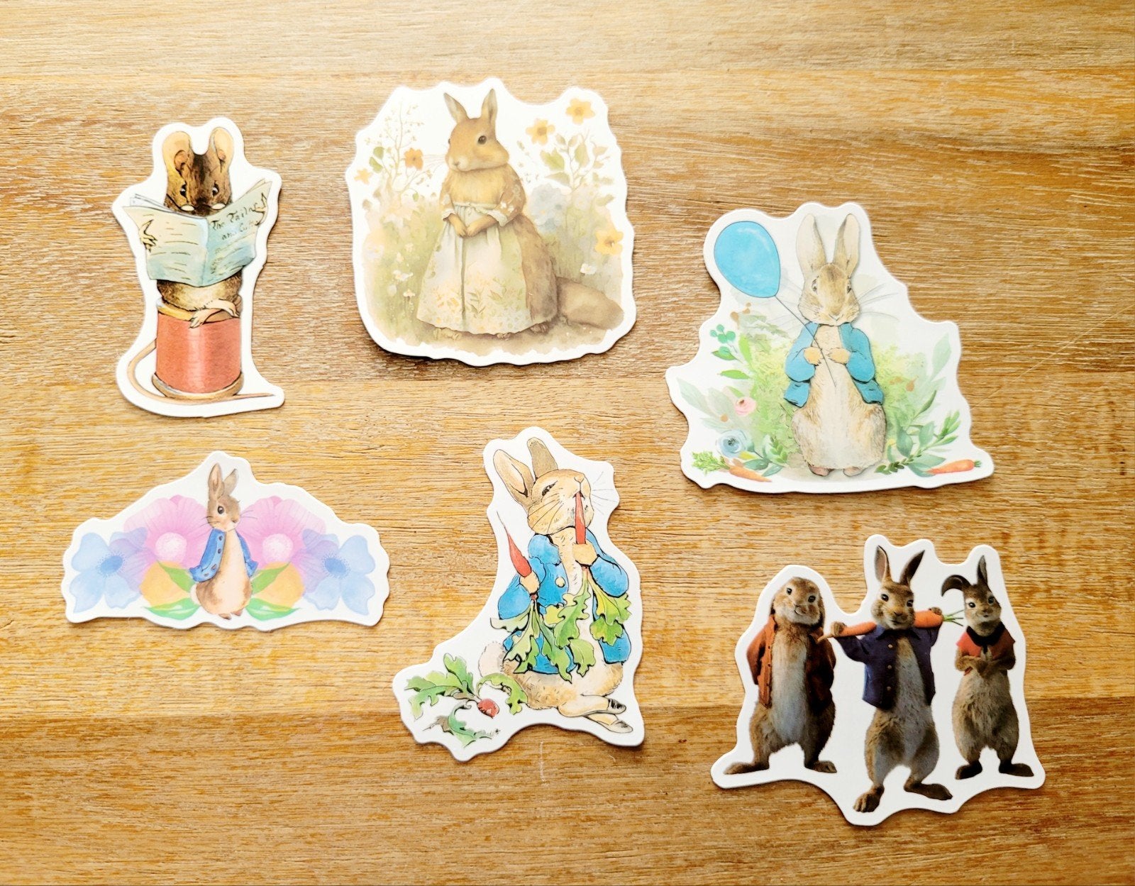 Nieuw verschillende stickers Beatrix Potter Peter rabbit, Verzamelen, Poesieplaatjes, Ophalen of Verzenden