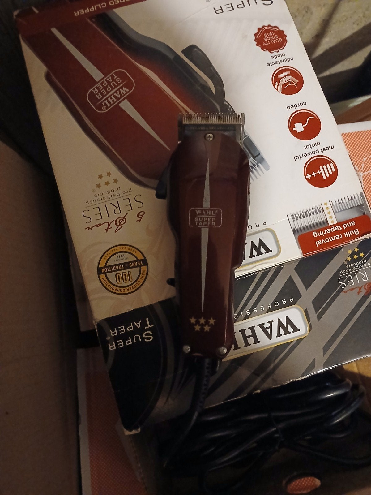 Wahl Super Taper tondeuse - Professionele tondeuse, Ophalen of Verzenden, Zo goed als nieuw, Scheren en Epileren