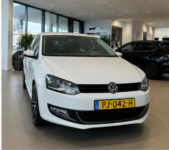 Volkswagen Polo 1.0 TSI 95PK 5D Bluemotion 2017 Wit, Voorwielaandrijving, 40 €/maand, 1011 kg, 95 pk