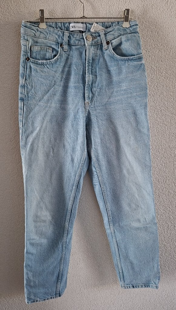 Zara spijkerbroek maat 38, lichtblauw, igst, Maat 38/40 (M), Blauw, Zara, Ophalen of Verzenden