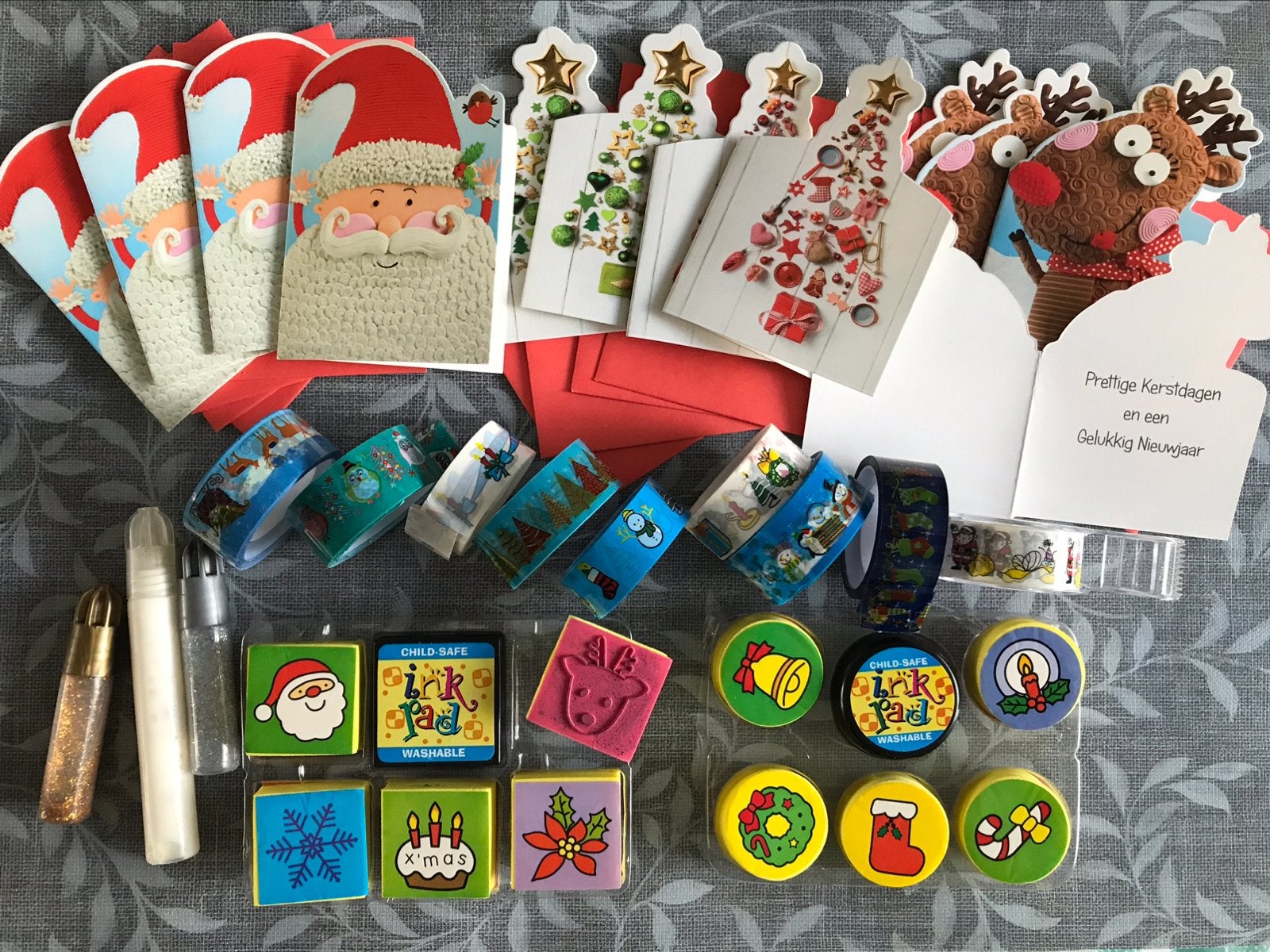 Kerst knutselmateriaal (kinderen), Hobby en Vrije tijd, Ophalen of Verzenden, Zo goed als nieuw, Knutselwerk