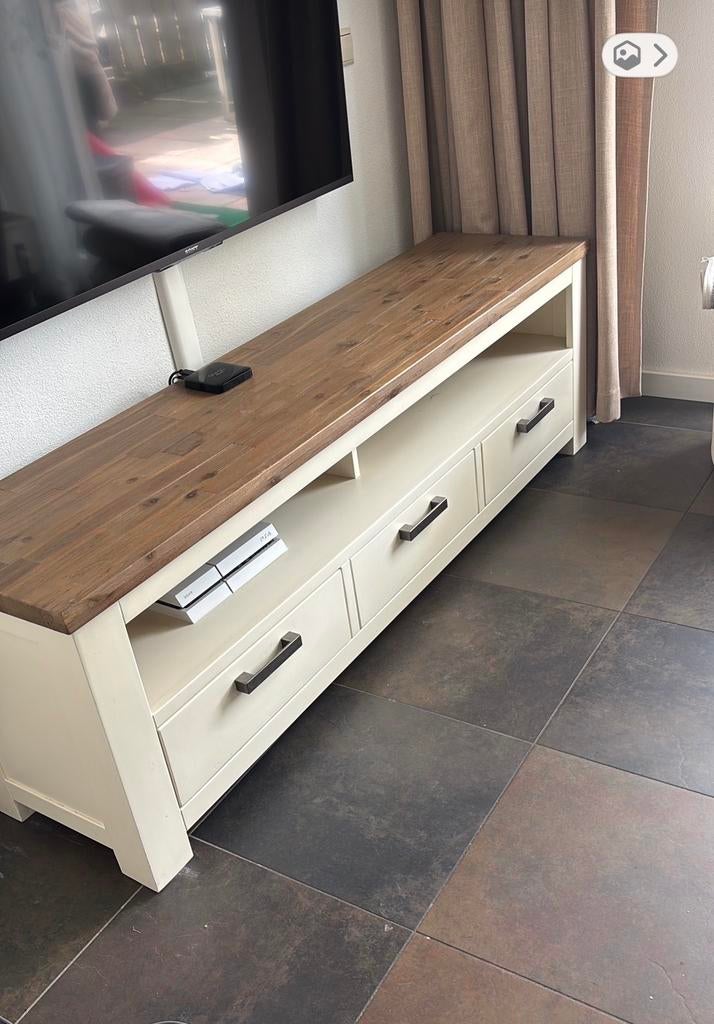Pronto Wonen Meubelset: TV-meubel, salontafel, bijzettafel, Huis en Inrichting, 100 tot 150 cm, Ophalen of Verzenden, Zo goed als nieuw