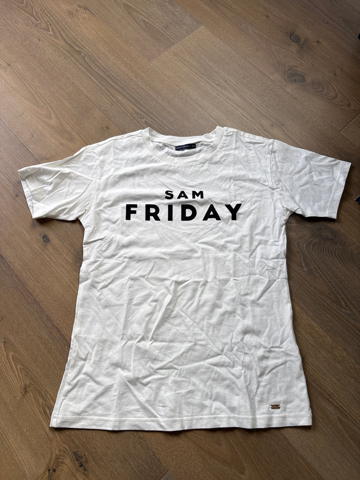Sam Friday T-shirt - nieuw - Maat XS, Wit, Nieuw, Ophalen of Verzenden, Korte mouw