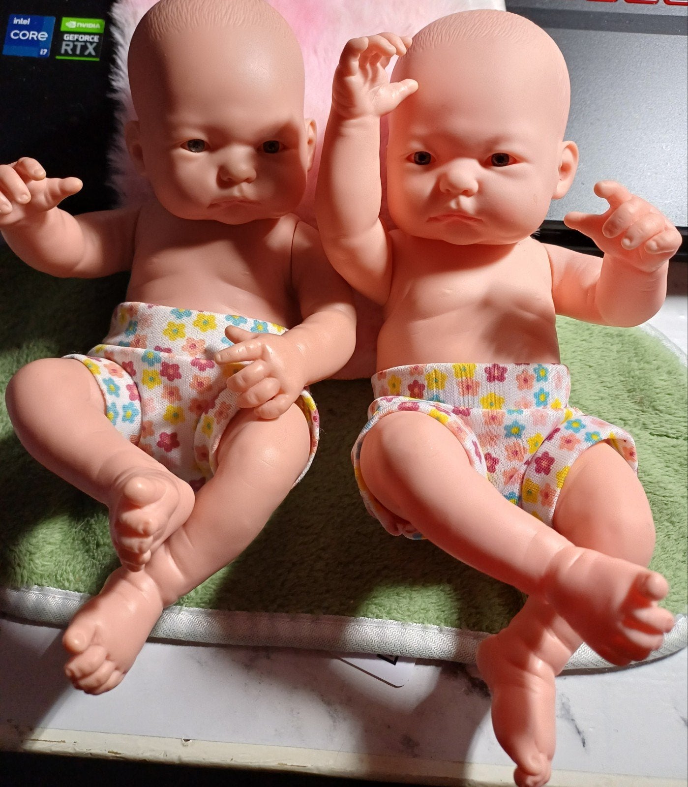 leuke tweeling poppen, Ophalen of Verzenden, Pop