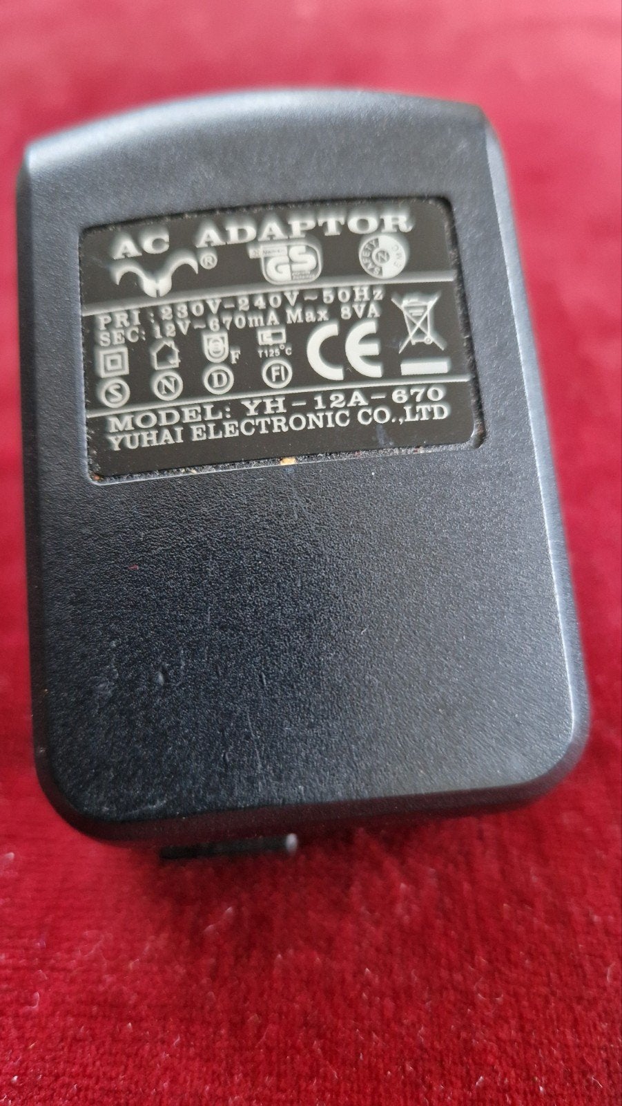 AC Adapter YH-12A-670 (zonder kabel), Onbekend, Ophalen of Verzenden, Onbekend, Gebruikt