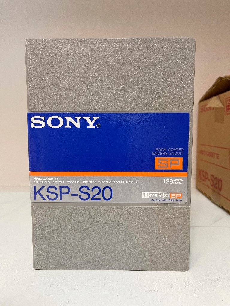 SONY KSP-S20 U-matic ¾” SP Video Cassette Tape(Nieuw), N, N, Nieuw, Ophalen of Verzenden
