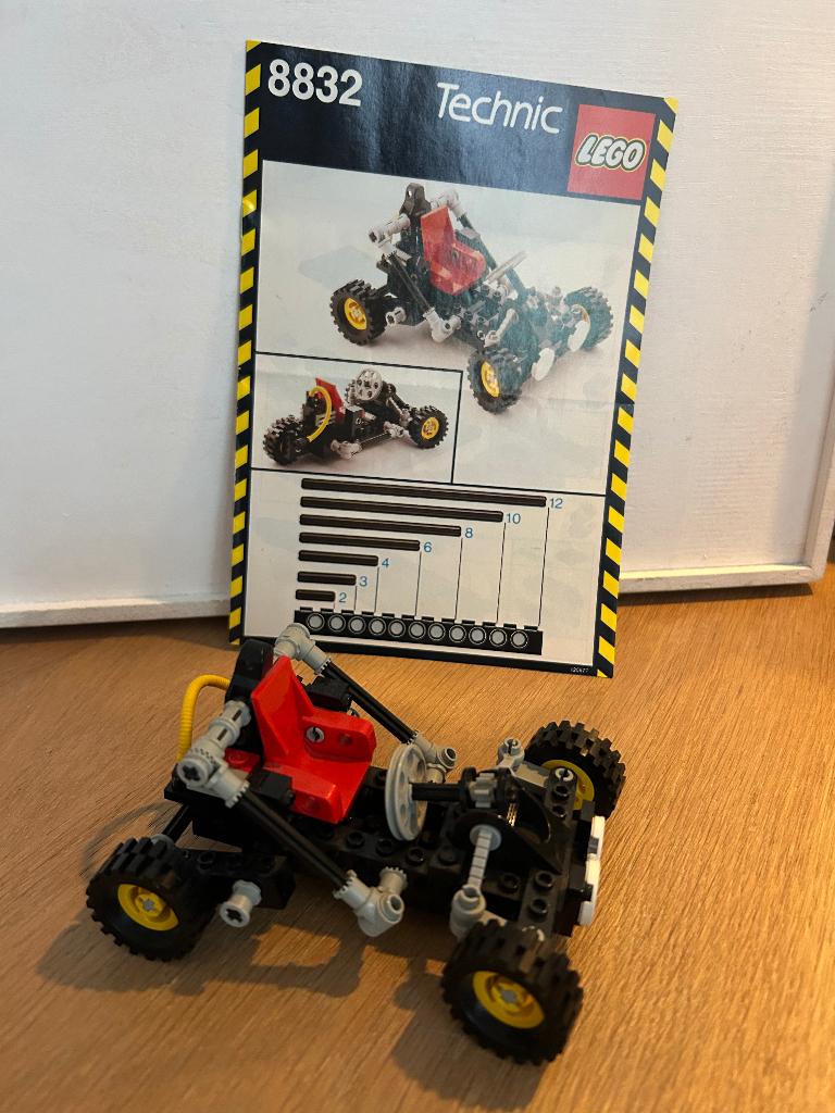 Lego Technic 8832 Roadster vintage, Gebruikt, Lego, Compleet, Ophalen of Verzenden
