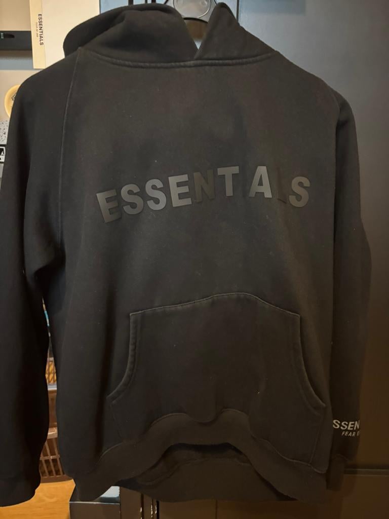 Essentials hoodie, Ophalen of Verzenden, Zo goed als nieuw, Maat 46 (S) of kleiner, Zwart
