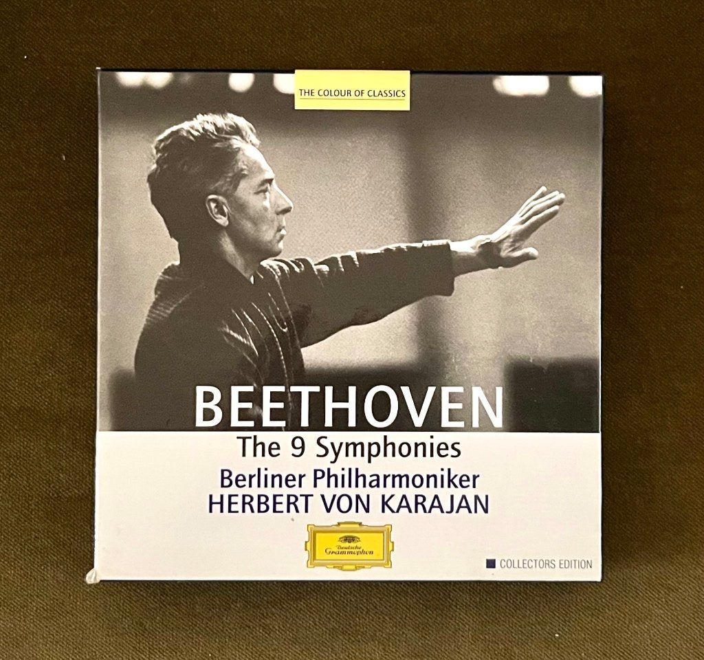 Beethoven: The 9 Symphonies - Herbert von Karajan, Gebruikt, Boxset, Ophalen of Verzenden, Classicisme