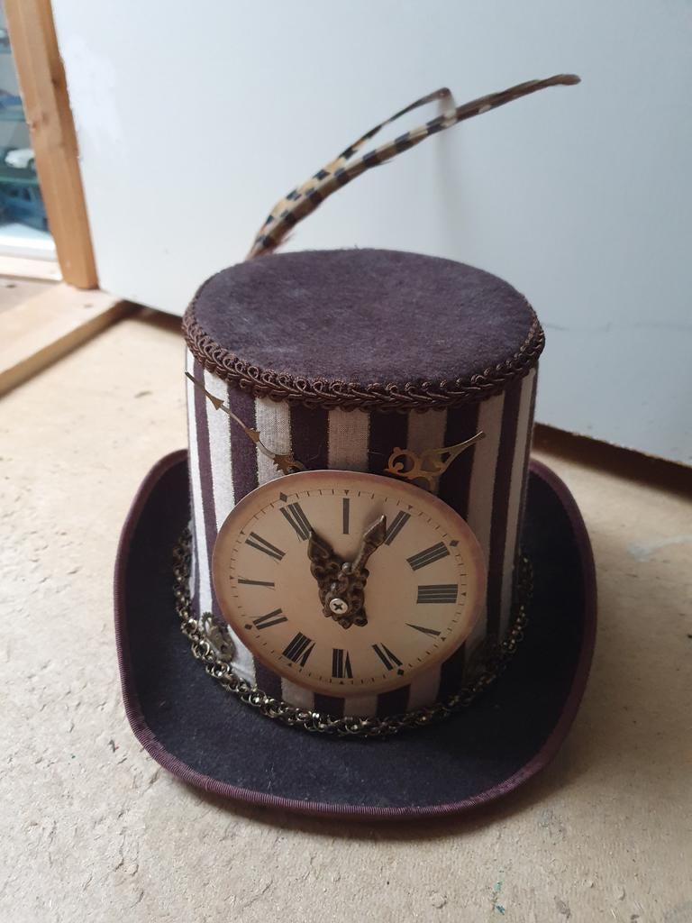 Steampunk herenhoed mt L - Emily Way Hats, Hobby en Vrije tijd, Kostuums, Theaterbenodigdheden en LARP, Ophalen of Verzenden, Zo goed als nieuw