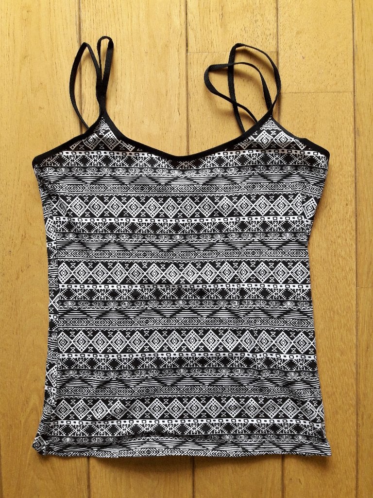 top / hemd , mt 36 , kleur zwart / wit, Zwart, Nieuw, Ophalen of Verzenden, Maat 36 (S)