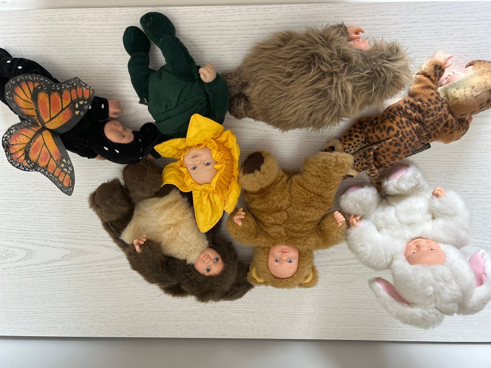 Anne Geddes. Poppen 7 suks, Ophalen, Gebruikt, Babypop