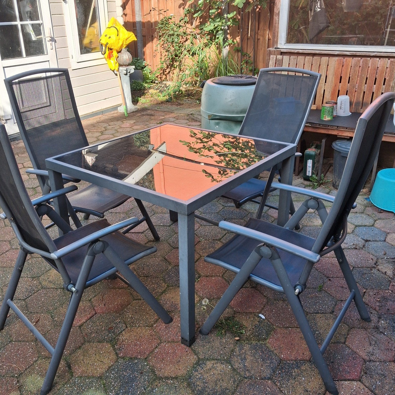 mooie tuinset, Ophalen, Zo goed als nieuw, Aluminium