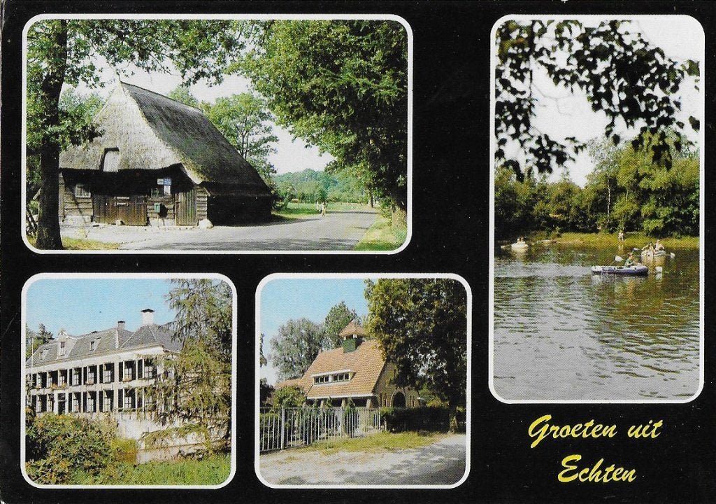 Echten Westerbergen gelopen ansichtkaart ( 2059 ), Ophalen of Verzenden, 1960 tot 1980, Gelopen