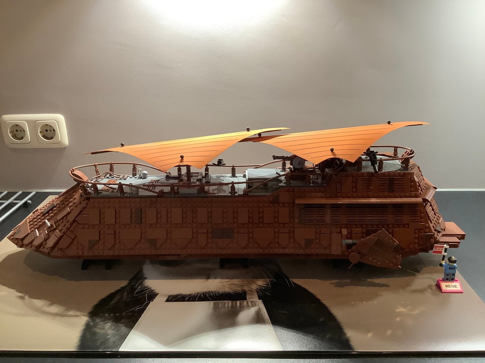 Lego Star Wars 75397 Jabba’s Sail Barge zonder minifigs, Compleet, Star Wars, Lego, Ophalen of Verzenden