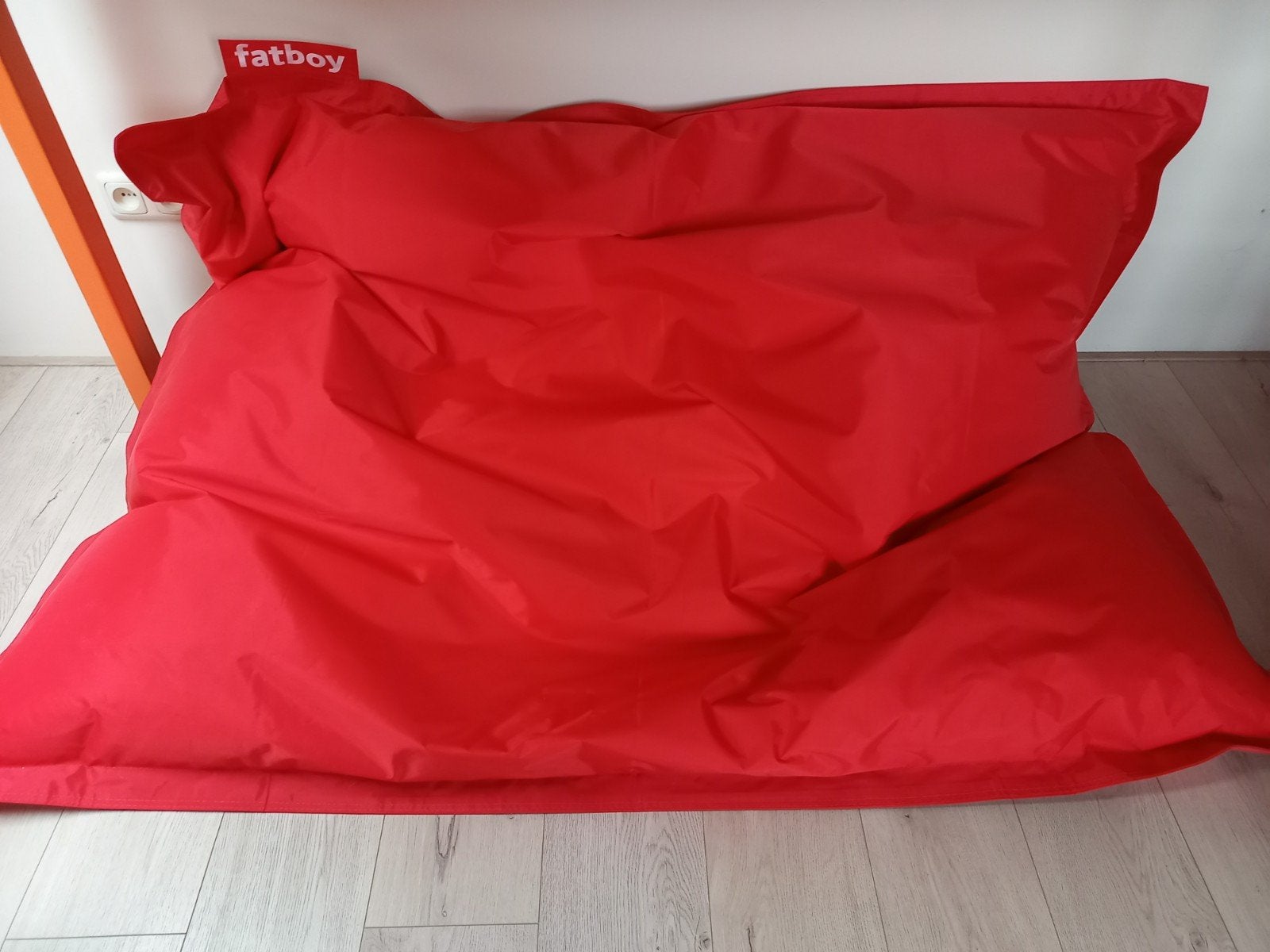 Fatboy zitzak rood, origineel en comfortabel, Ophalen, Zo goed als nieuw, Rood, Zitzak