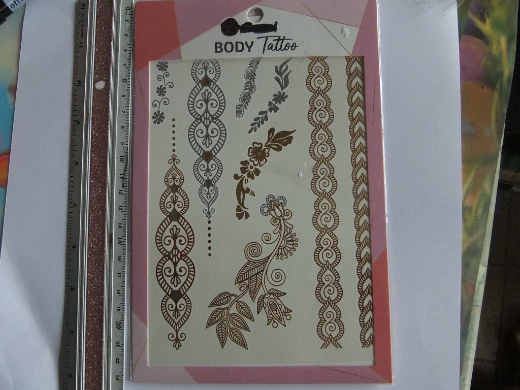 Body Tattoos - Tijdelijke Plaktattoos met Henna Design, Ophalen of Verzenden, Nieuw, Overige typen