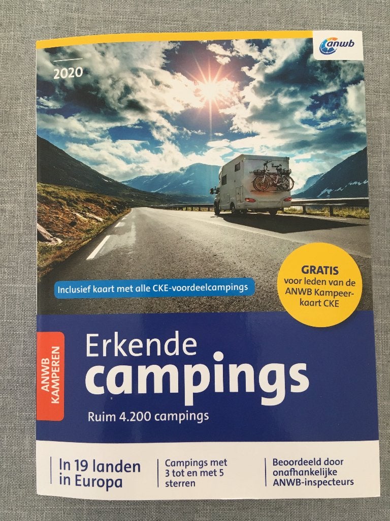 ANWB Erkende Campings 2020 , Europa, Nieuw, Ophalen of Verzenden, Campinggids