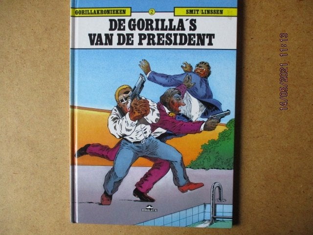 adv2203 gorillakronieken 2 hc, Eén stripboek, Ophalen, Gelezen