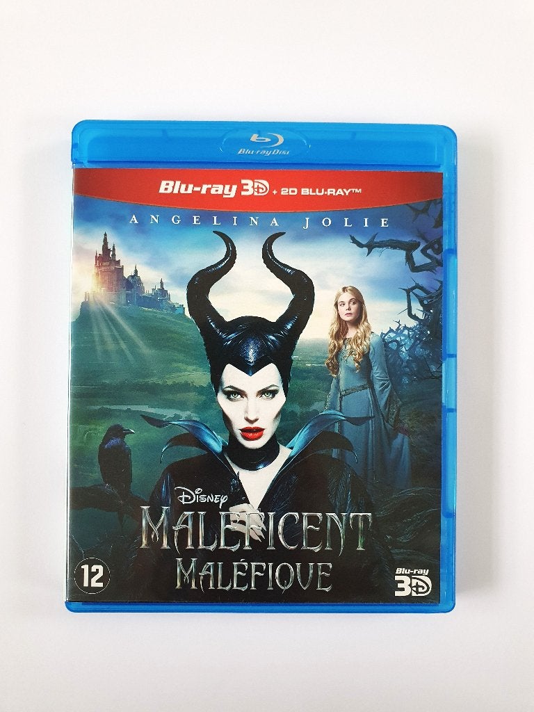 Maleficent 3D + 2D (2 disc), Ophalen of Verzenden, Zo goed als nieuw, 3D Blu-ray, Science Fiction en Fantasy
