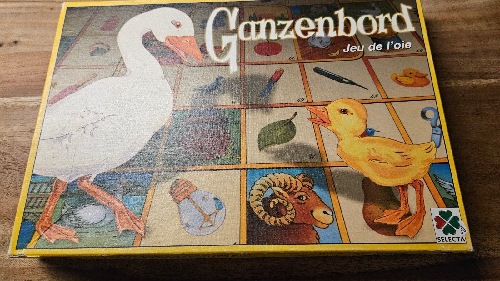 Ganzenbord - Klassiek familiespel, Vijf spelers of meer, Ophalen of Verzenden, Gebruikt, SELECTA