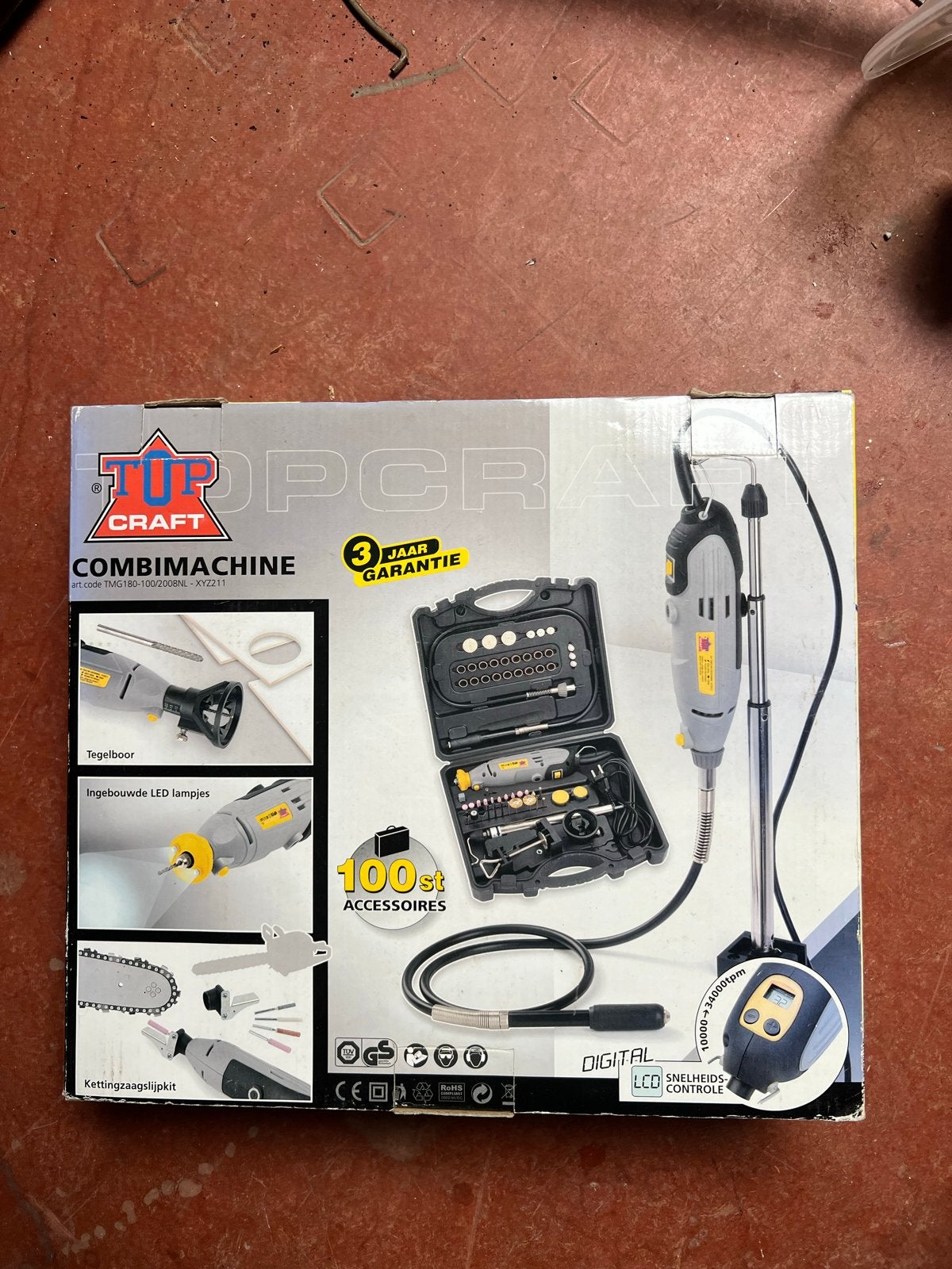 Topcraft Combi Machine met 100 accessoires en 3 jaar garanti, Ophalen, Nieuw