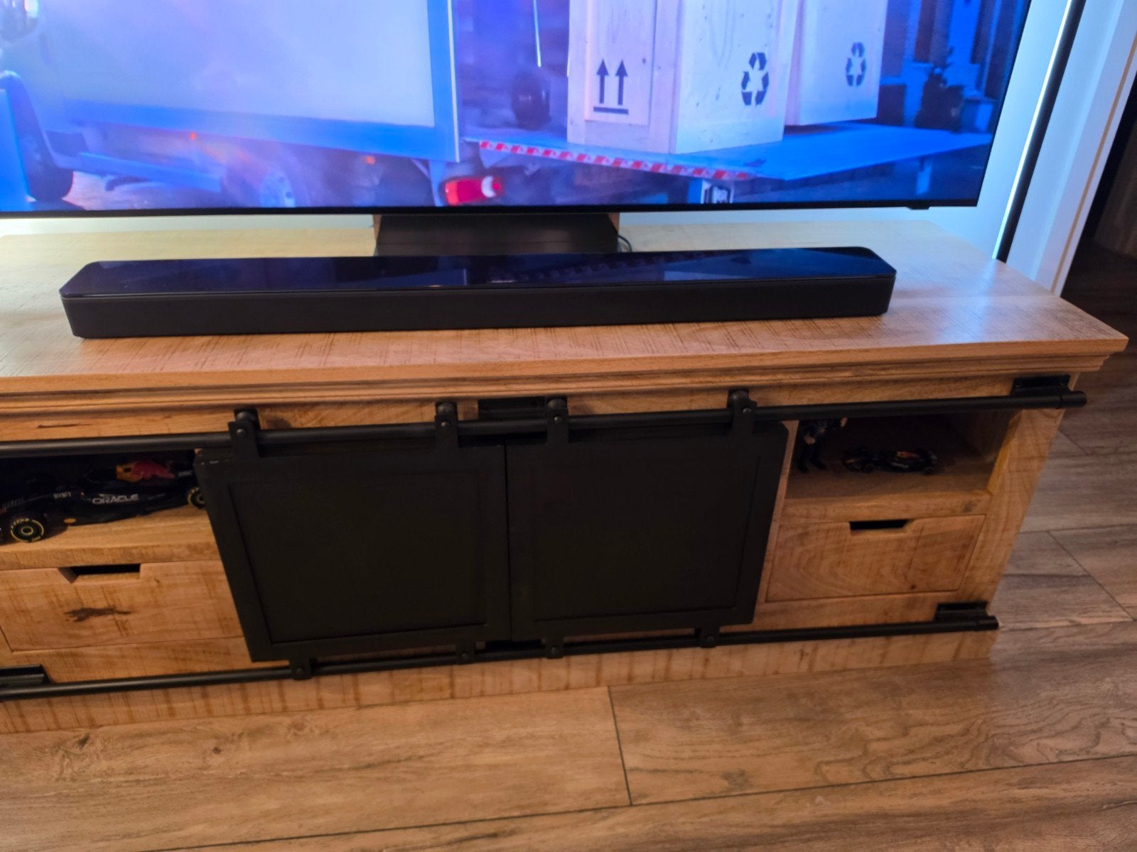 Bose 700  Soundbar en Subwover met 2 achter Speakers, Ophalen, Bluetooth, Zo goed als nieuw