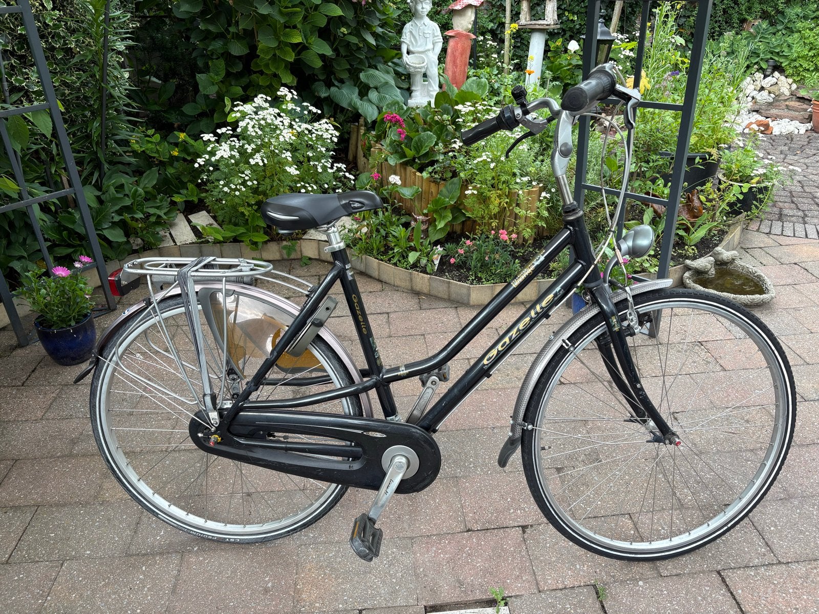Gazelle Orange Damesfiets, Fietsen en Brommers, Fietsen | Dames | Damesfietsen, Ophalen, Velgrem, Gazelle, 53 tot 56 cm