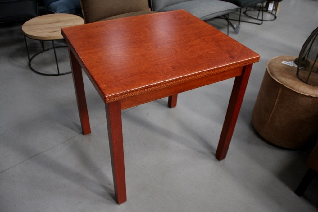 Mooie houten tafels eettafel kersen 70x80 zorg horeca (23x), Ophalen, Overige kleuren, Nieuw, Vijf, Zes of meer stoelen