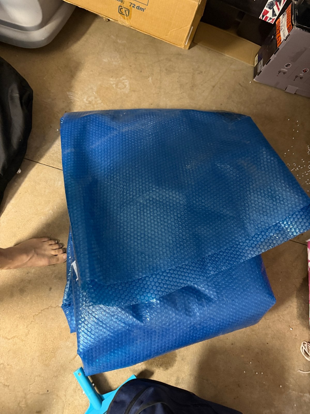 Intex noppenfolie / solar cover voor zwembad 4,57m, Tuin en Terras, Zwembad-toebehoren, Ophalen, Gebruikt, Afdekzeil