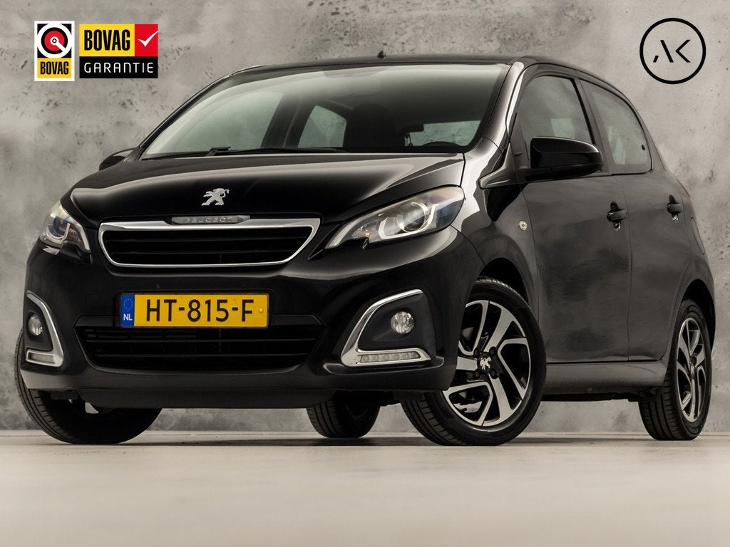 Peugeot 108 1.2 VTi Allure (5 DEURS, SCHERM, CLIMATE, LM VEL, Auto's, Peugeot, Voorwielaandrijving, 12 maanden, Stof, Gebruikt