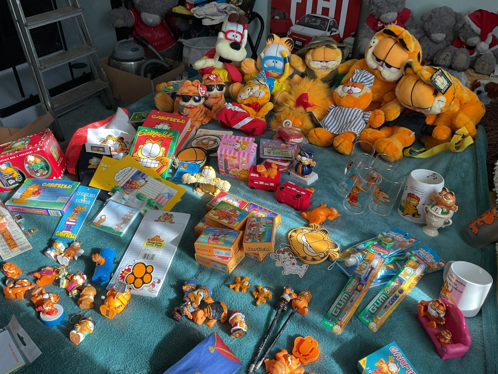 Grote Garfield Collectie: Knuffels, beeldjes, en meer!, Ophalen of Verzenden, Gebruikt