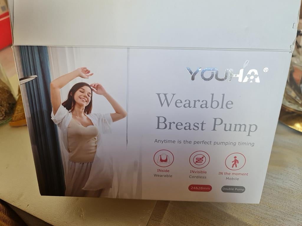 YOUHA Wearable Borstkolf - Draadloos en Onzichtbaar, Ophalen of Verzenden