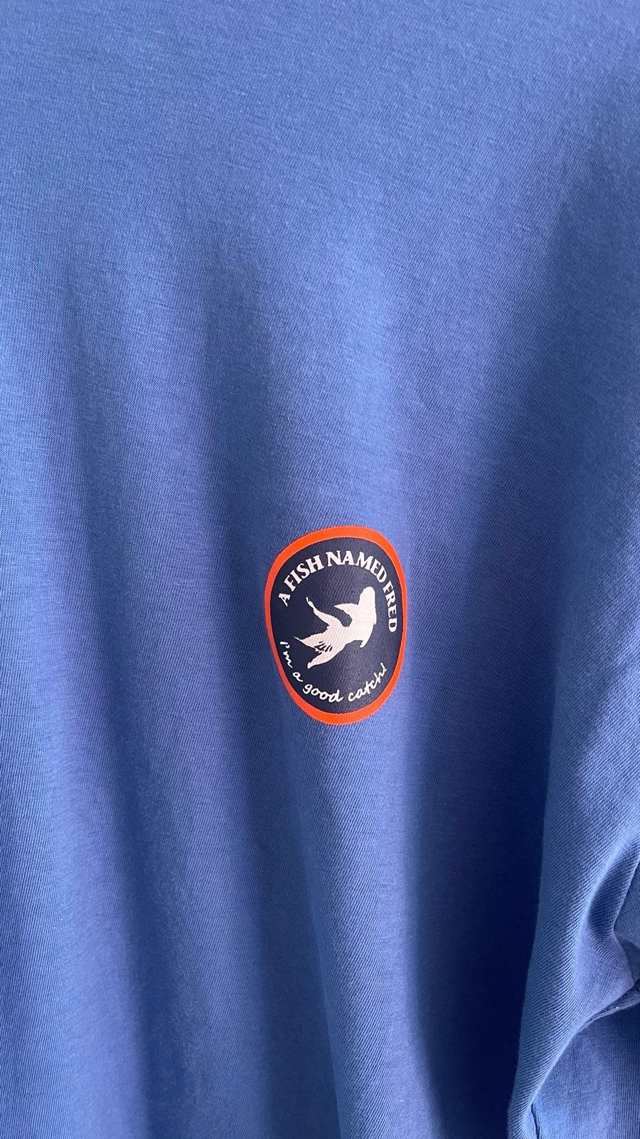 A Fish Named Fred Longsleeve - Maat XXL/56, Kleding | Heren, Ophalen of Verzenden, Zo goed als nieuw, Maat 56/58 (XL), Blauw