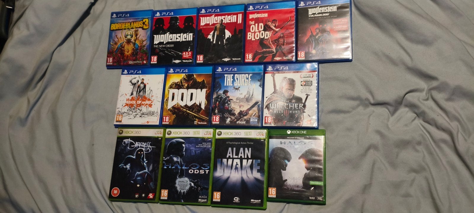 13 games ps4 xbox 360 en xbox one, Avontuur en Actie, Vanaf 18 jaar, Verzenden, 1 speler