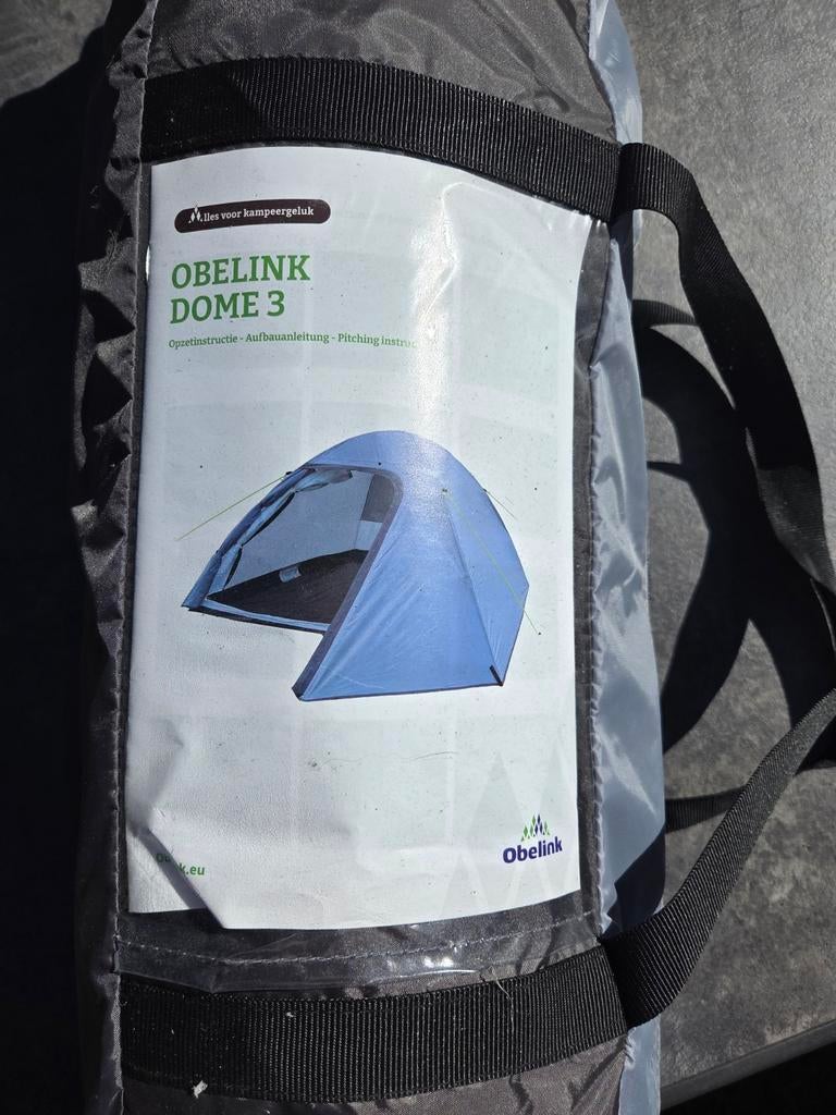 Obelink Dome 3 tent, Ophalen of Verzenden, Nieuw, Tot en met 2
